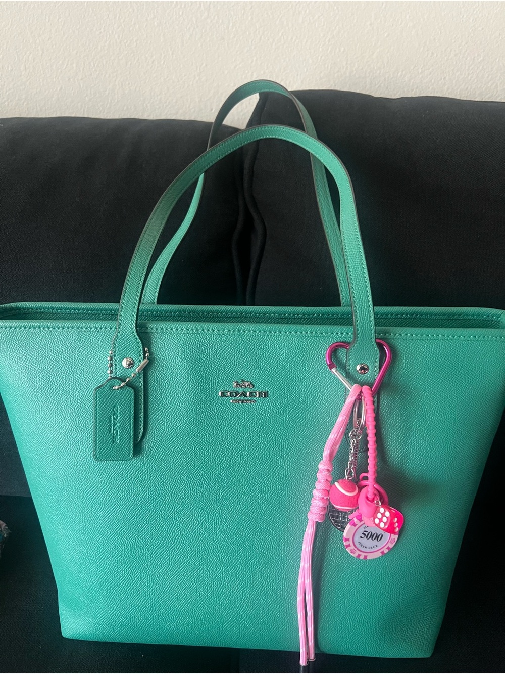 Pink Bag Charm - Picture 2 of 2